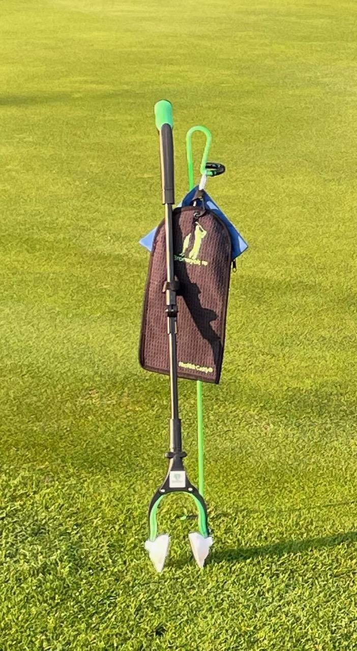 Tee Helper Pro PLUS/ StepKick Caddy combo package Tee Helper/ REACHERGOLF