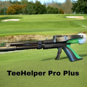 Tee Helper Pro PLUS Green- Folding model with Velcro secure strap