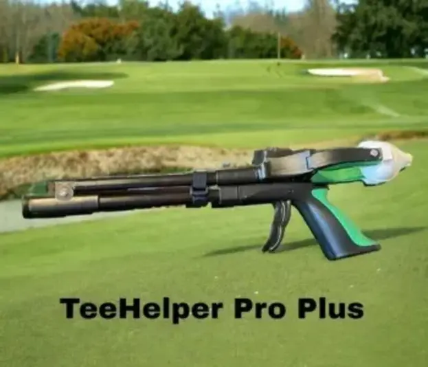 Tee Helper Pro PLUS Green- Folding model with Velcro secure strap